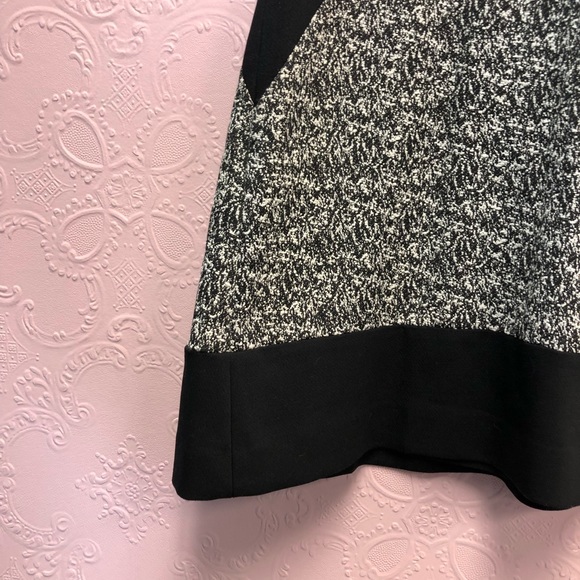 BANANA REPUBLIC dress geometric cut-ins black and gray 10P - Picture 3 of 14
